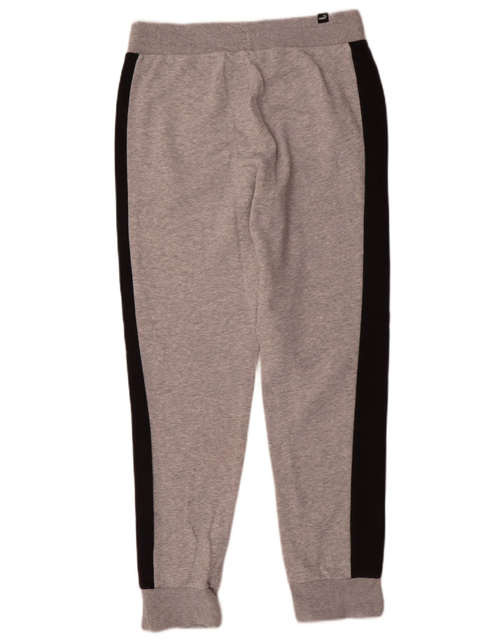 Calça de treino masculina Puma Joggers pequeno cinza colorblock