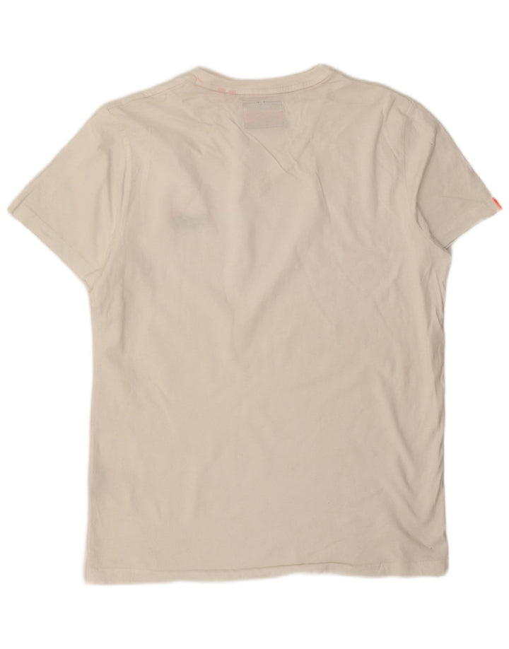 Camiseta masculina Superdry Top XL algodão branco
