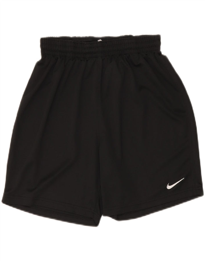 Shorts esportivos masculinos Nike médio preto poliéster