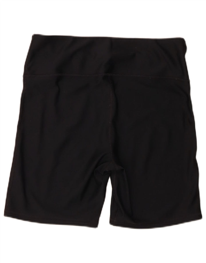 Shorts esportivos femininos Under Armour UK 16 grande poliéster preto