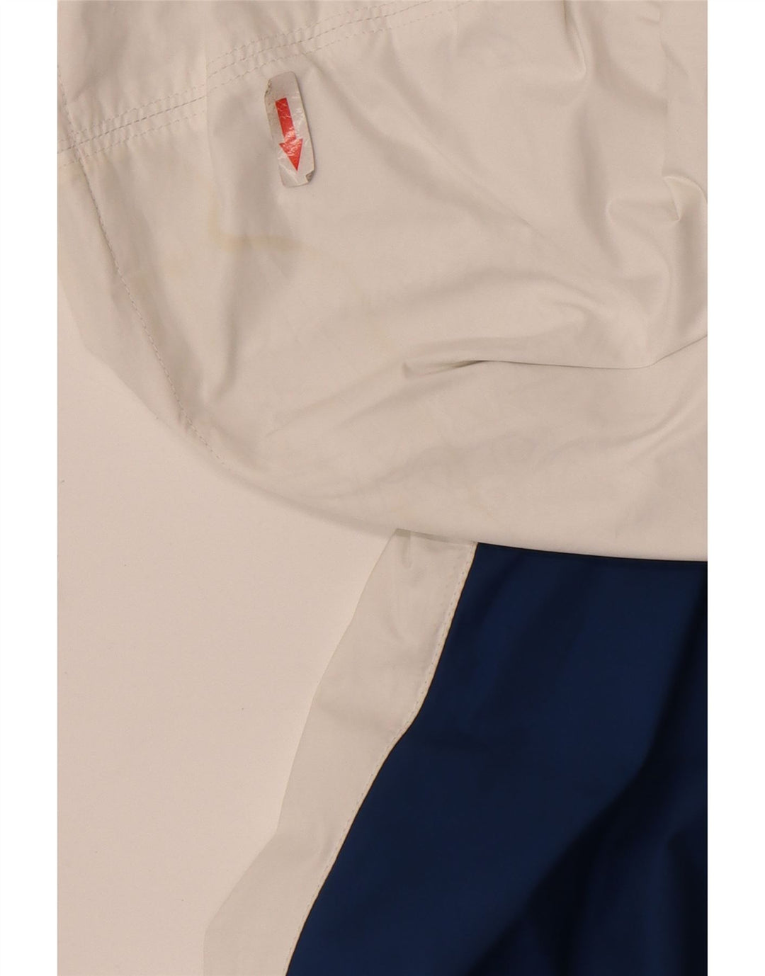 Jaqueta masculina Nike reversível com capuz UK 38 poliéster colorblock azul médio
