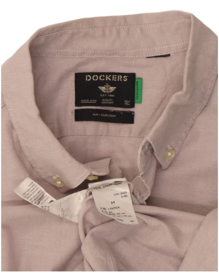 Camisa Dockers Masculina Slim Médio Algodão Rosa