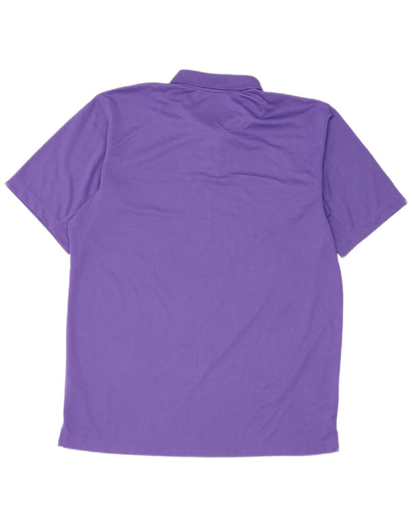 Camisa polo masculina Columbia Omni-Shade XL roxo poliéster