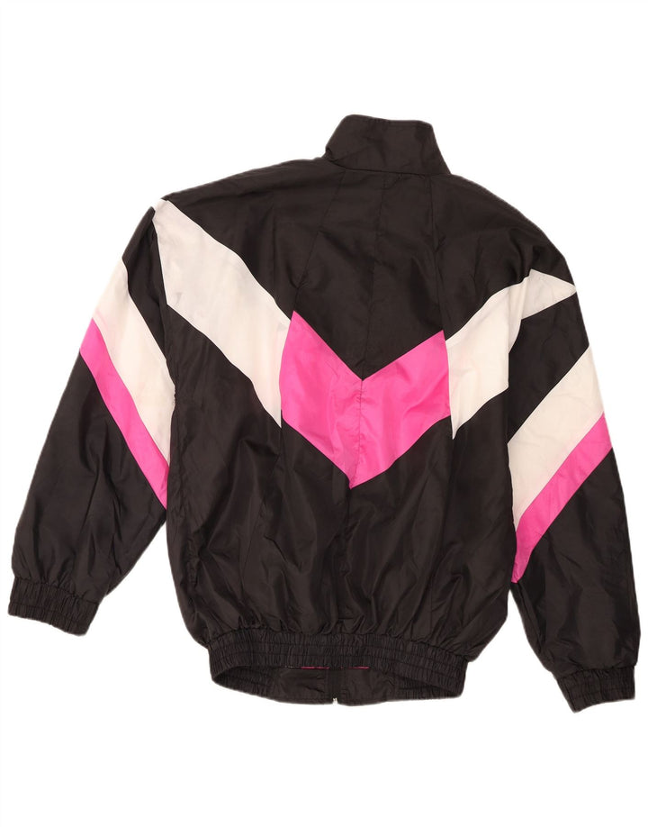 Poliéster preto de Colorblock do XL do revestimento superior do fato de treino dos homens do vintage