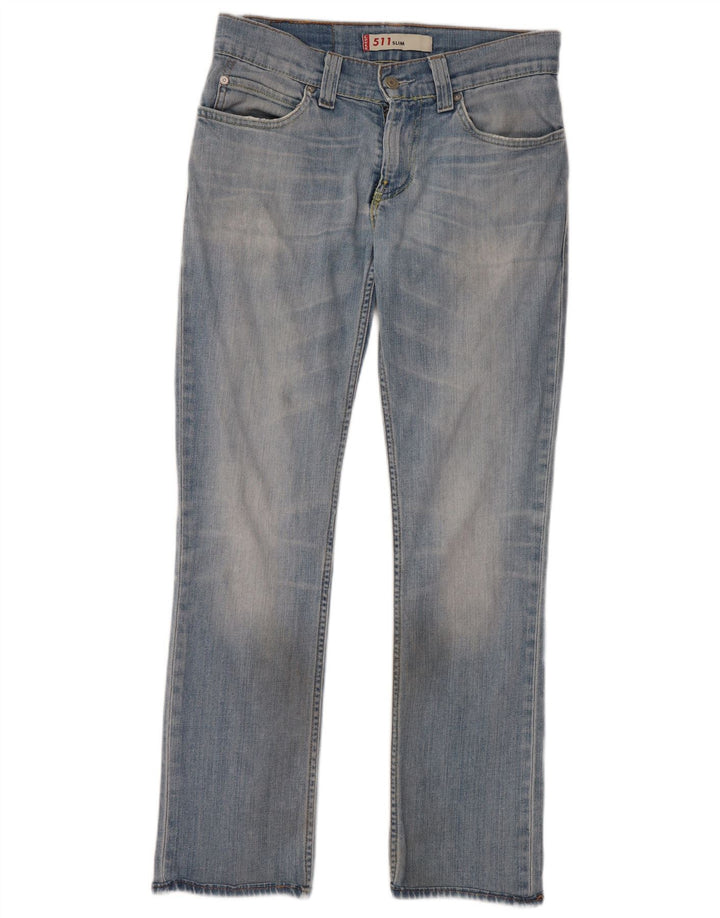 LEVI'S Masculino 511 Slim Jeans W31 L28 Azul Algodão
