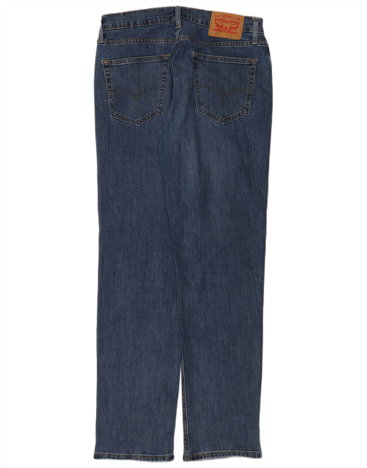 Levi's Masculino 541 Athletic Straight Jeans W32 L34 Azul Algodão