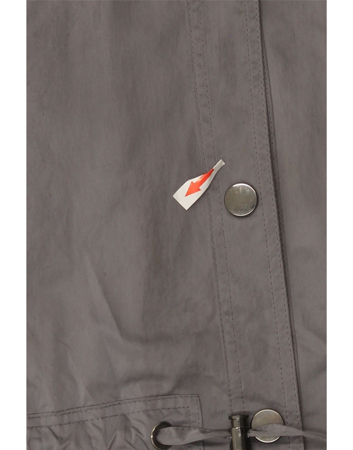 Jaqueta utilitária superdimensionada feminina MINT VELVET Reino Unido 10 poliéster cinza pequeno
