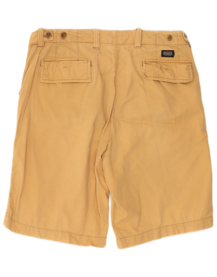 Shorts Chino Masculino Vintage IT 48 Médio W32 Algodão Amarelo