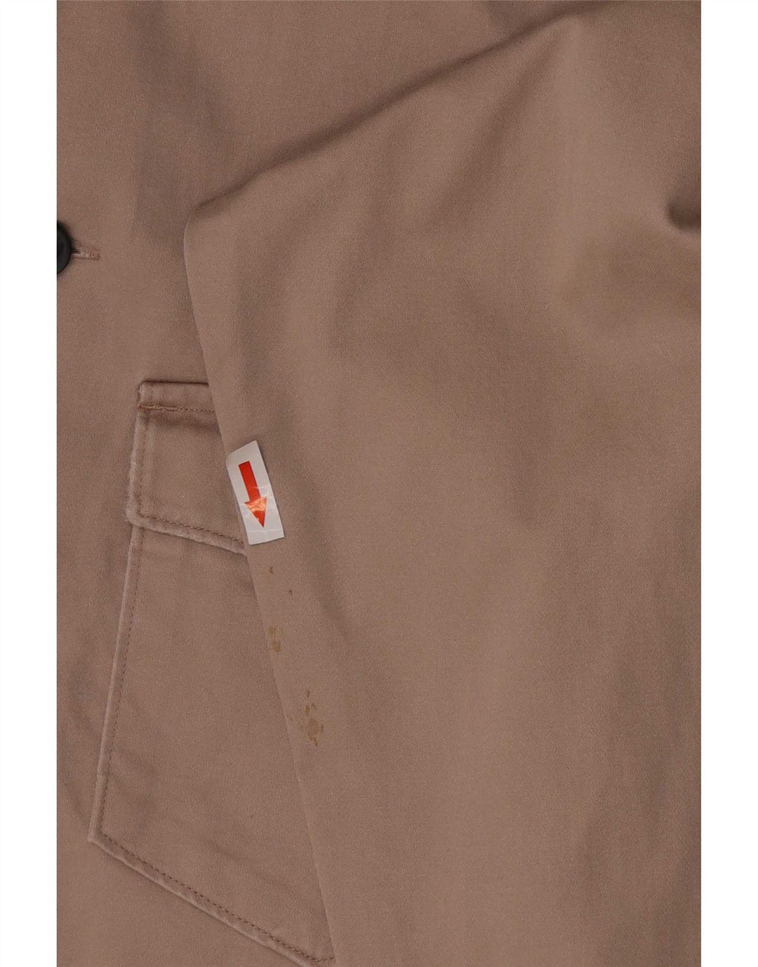 Camisa masculina All Saints algodão bege médio