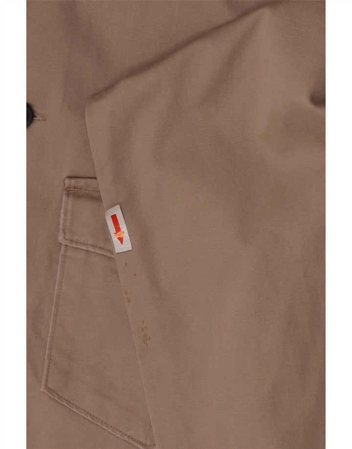 Camisa masculina All Saints algodão bege médio