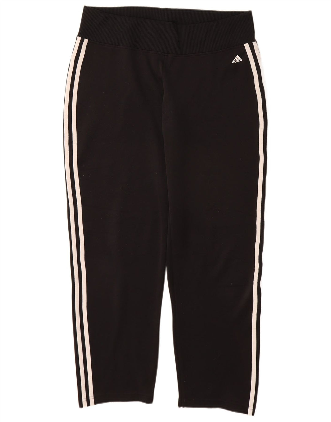 Calça de treino feminina ADIDAS UK 16 grande poliéster preto