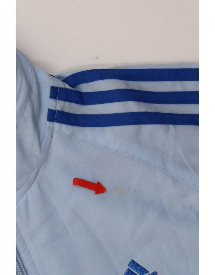 Casaco de treino Adidas Boys 13-14 anos azul poliéster