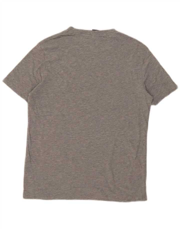 Camiseta masculina Champion pequena de algodão cinza