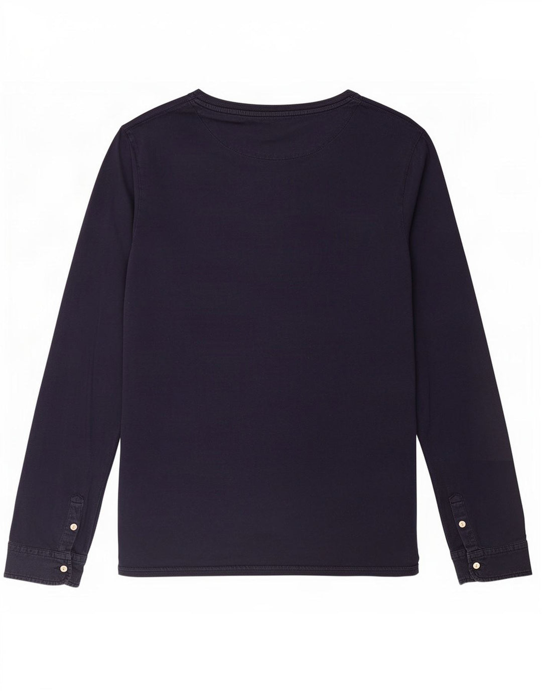 Scotch & Soda Camiseta masculina de manga comprida grande algodão azul marinho
