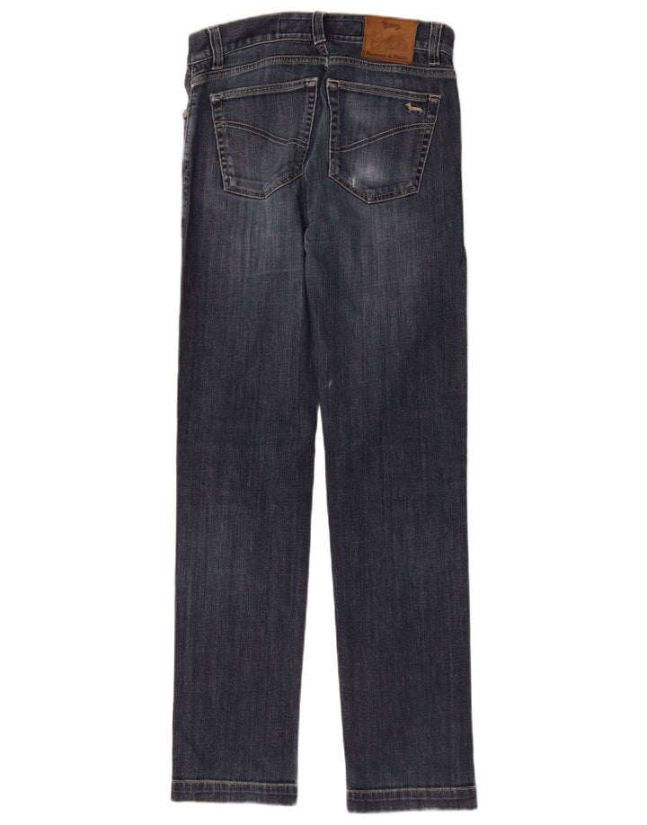 Harmont & Blaine Mens Slim Jeans W30 L32 Azul Marinho Algodão