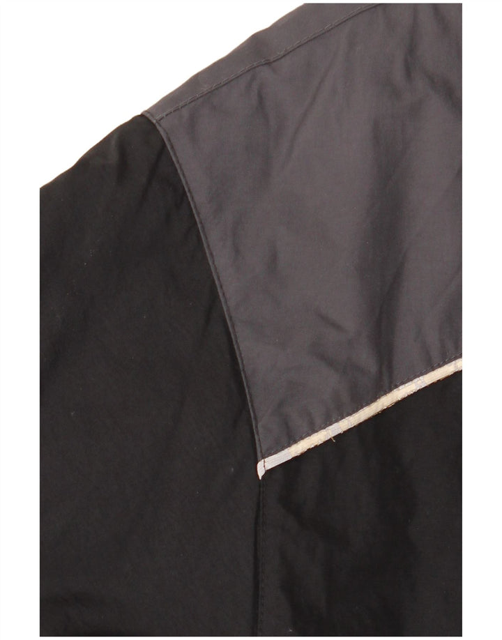 Jaqueta corta-vento Nike Boys 13-14 anos XL preto colorblock nylon