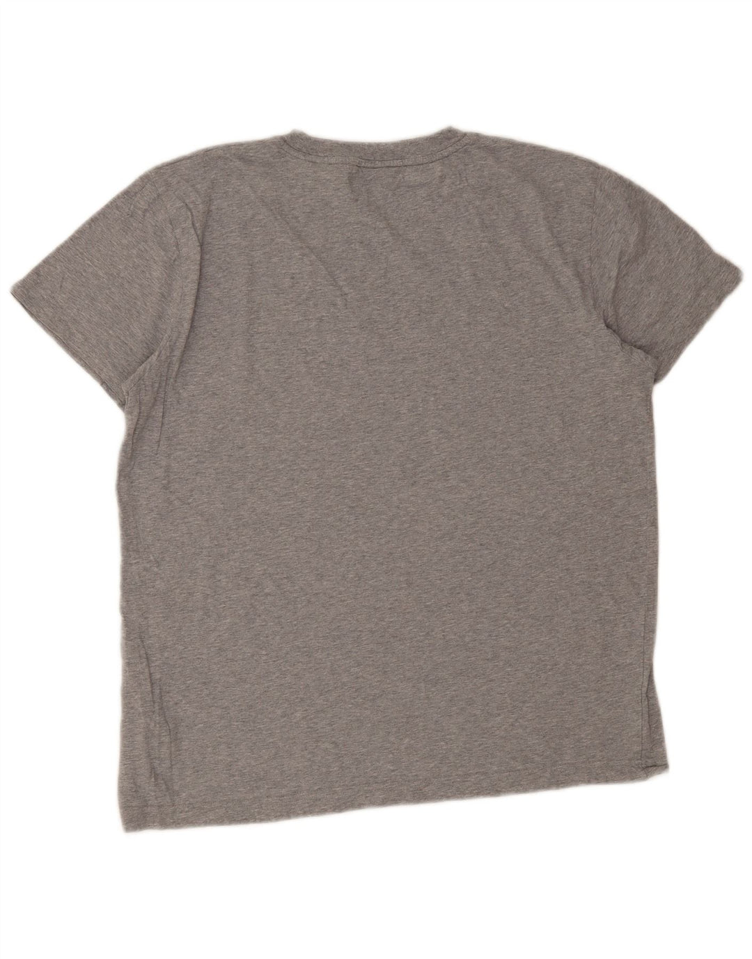 Camiseta masculina Gant com estampa gráfica grande algodão cinza