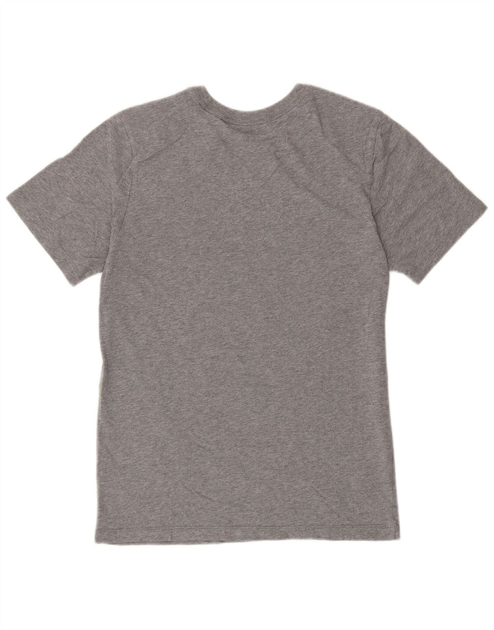 Camiseta Jordan masculina gráfica top pequeno algodão cinza