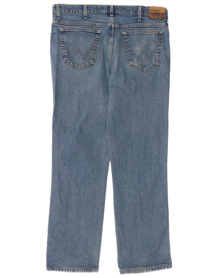 Jeans retos masculinos WRANGLER W38 L32 algodão azul