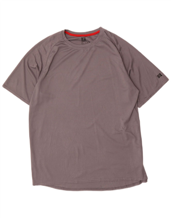 Camiseta masculina RUSSELL ATLÉTICA Top XL Cinza Poliéster