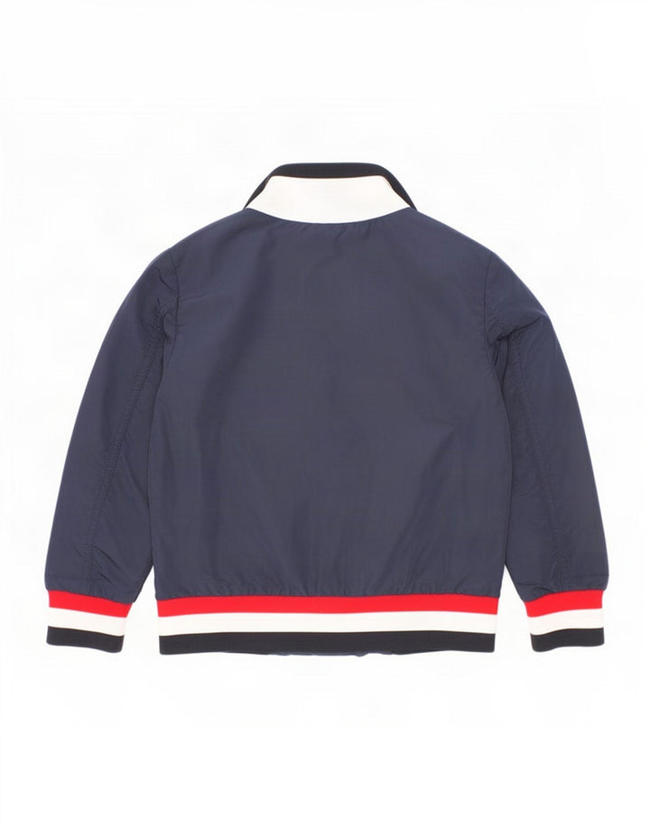 Jaqueta bomber Moncler Boys 3-4 anos azul marinho Colourblock poliamida