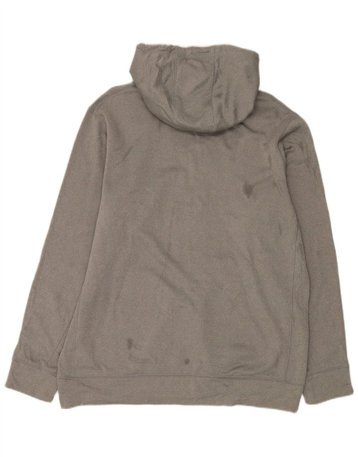 Suéter com capuz gráfico Nike Baylor Bears masculino grande cinza poliéster