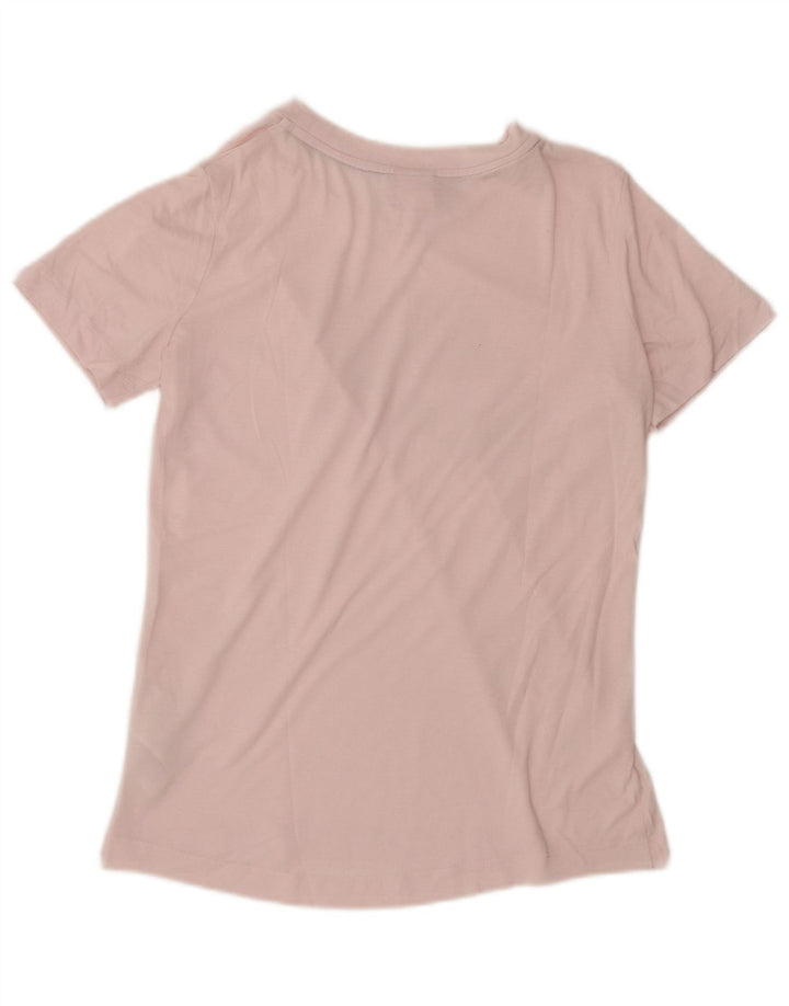 Camiseta Nike Feminina Graphic Top UK 6 XS Rosa Poliéster