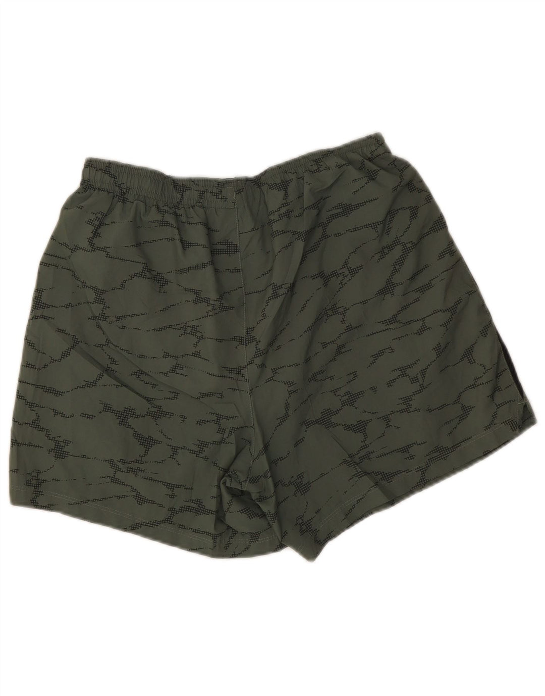 Shorts esportivos masculinos New Balance poliéster camuflado cáqui médio