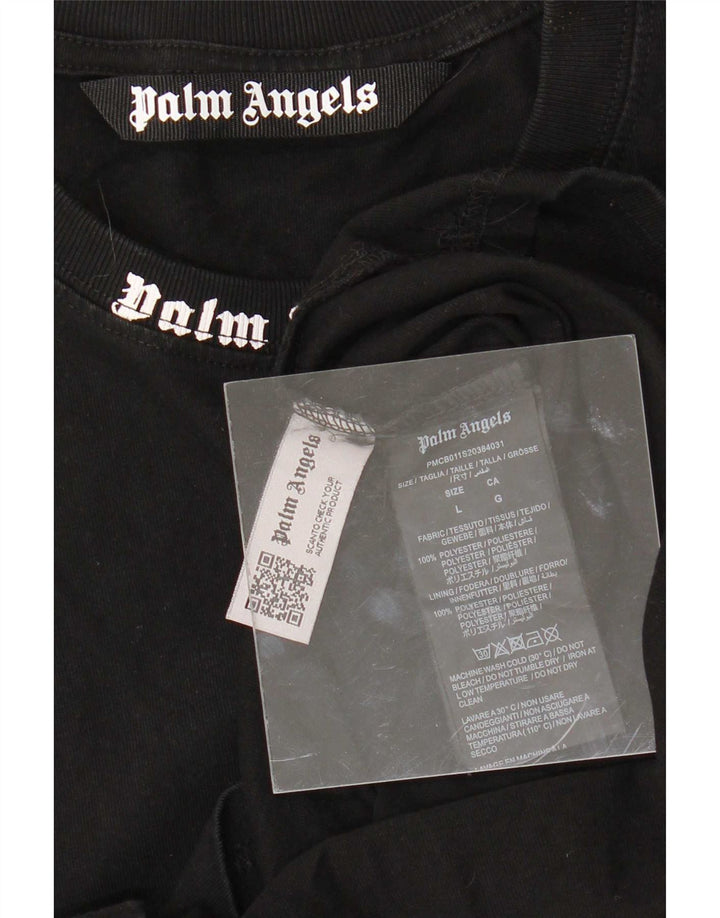 Suéter gráfico feminino Jumper UK 16 grande poliéster preto