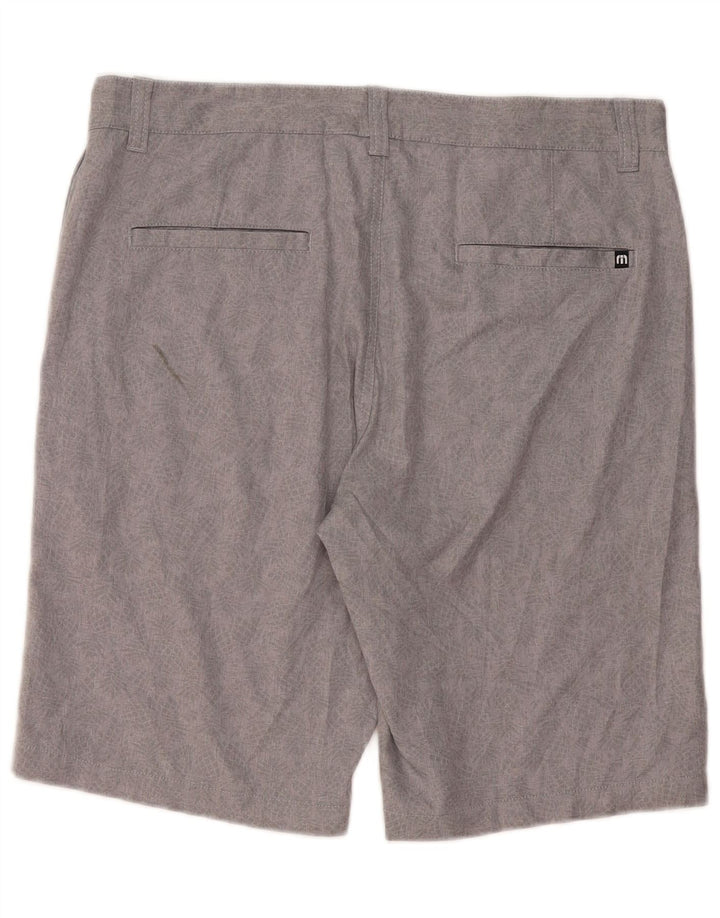 Travis Mathew Mens Chino Shorts W34 Grande Cinza Floral