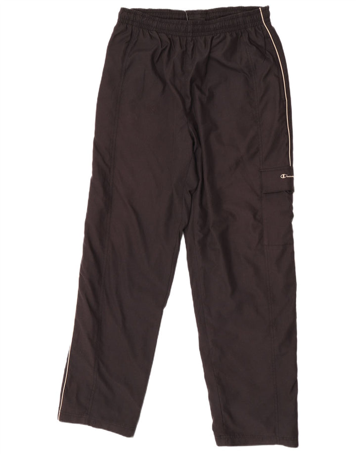 Calça de treino masculina Champion grande poliéster preto