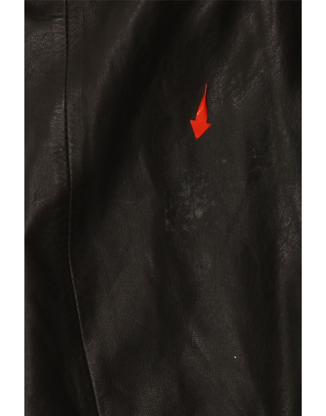 Casaco de couro feminino VINTAGE IT 48 XL preto