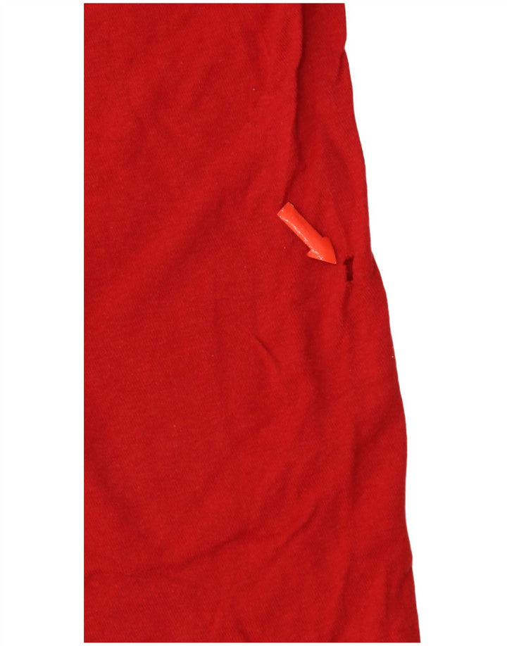 Camiseta Vans Meninos Graphic Top 10-11 Anos Médio Algodão Vermelho