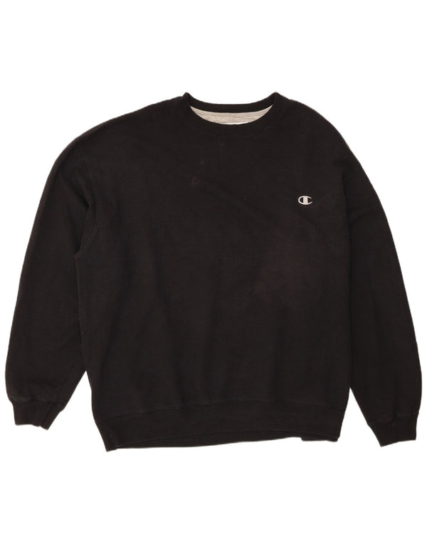Champion moletom masculino jumper 3XL algodão preto