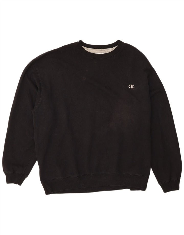 Champion moletom masculino jumper 3XL algodão preto