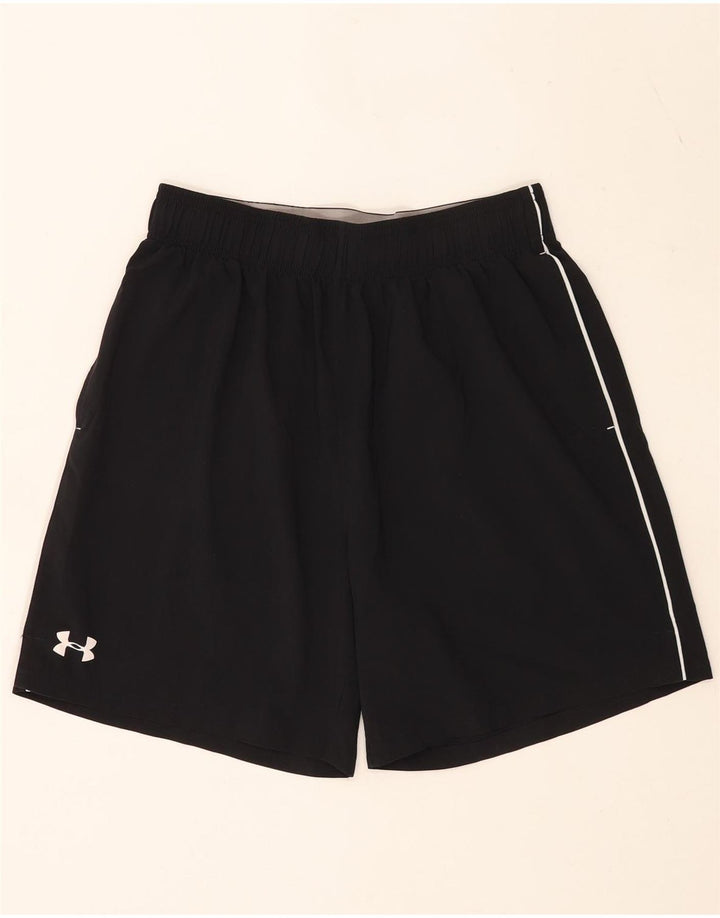 Under Armour Mens Graphic Sport Shorts Grande Poliéster Colorblock Preto