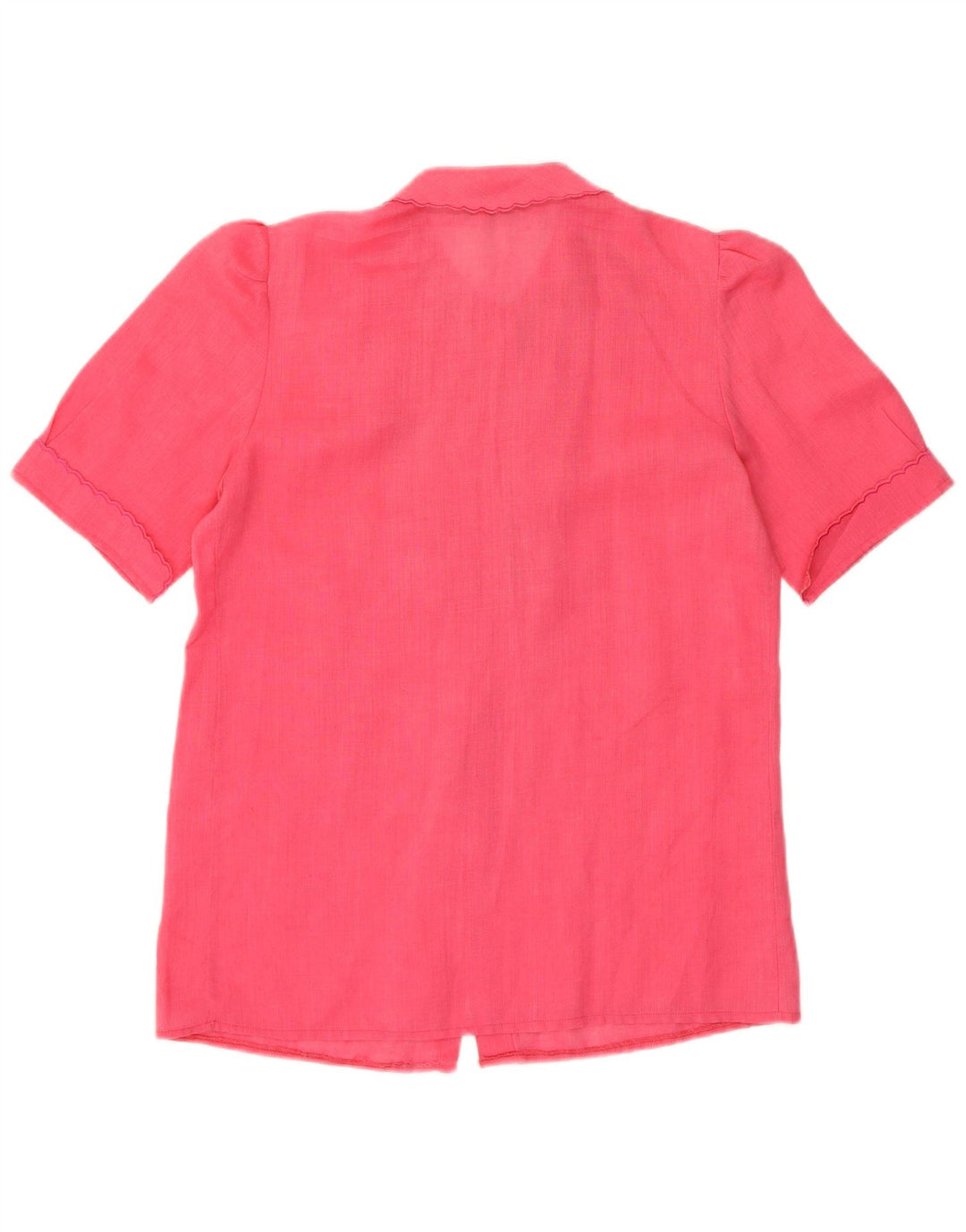 Blusa feminina VINTAGE manga curta IT 44 rosa médio