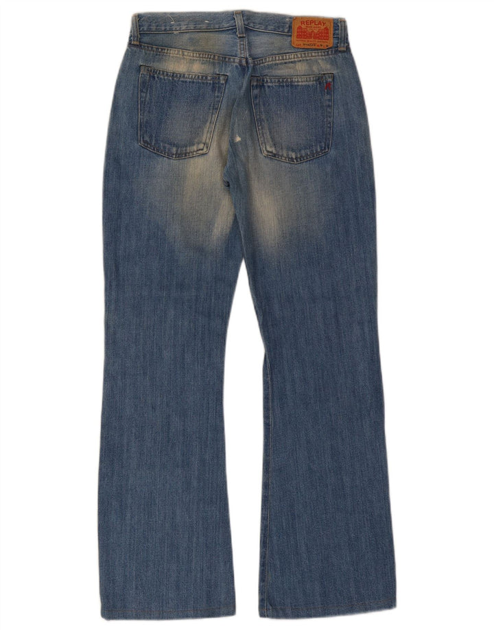 Replay Jeans Bootcut Feminino W26 L30 Azul