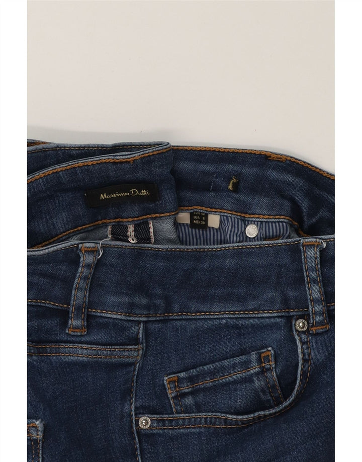 MASSIMO DUTTI Womens Cropped Jeans EU 40 Medium W30 L26 Blue Vintage Massimo Dutti and Second-Hand Massimo Dutti from Messina Hembry 
