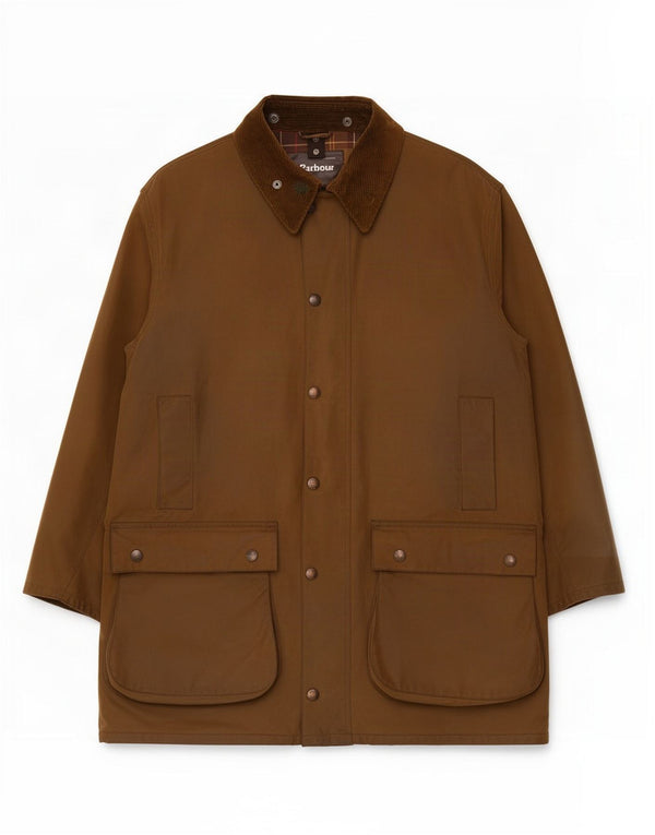Jaqueta masculina de algodão encerado Barbour UK 46 XL marrom