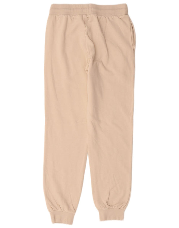 Calça de treino masculina Jack & Jones com estampa gráfica e algodão bege XS