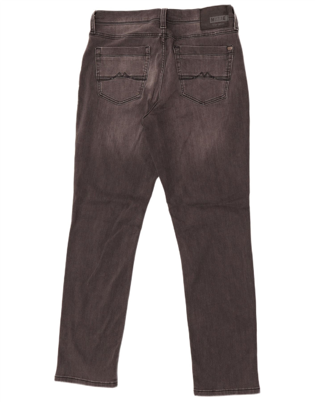 Mustang Mens Slim Jeans W34 L33 Cinza Algodão