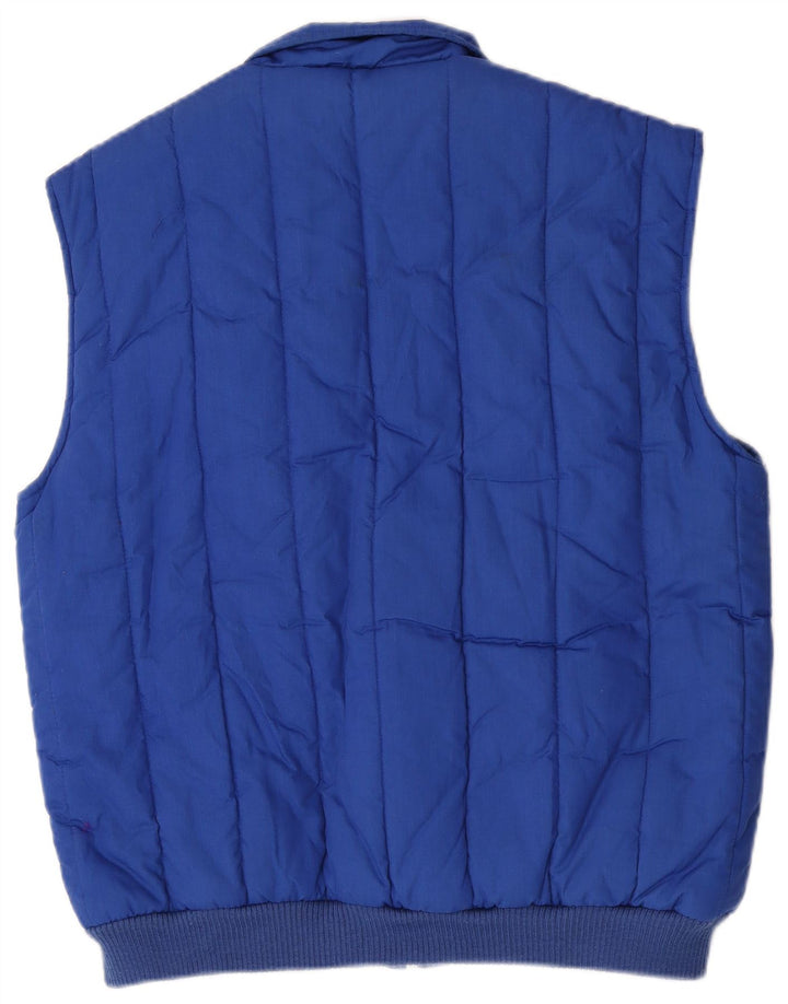 Colete acolchoado masculino Life Line UK 40 poliéster azul grande
