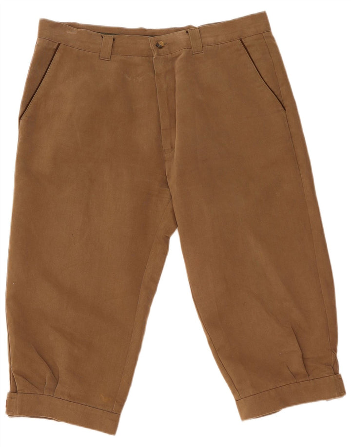 Bermuda masculina Musto W38 XL algodão marrom