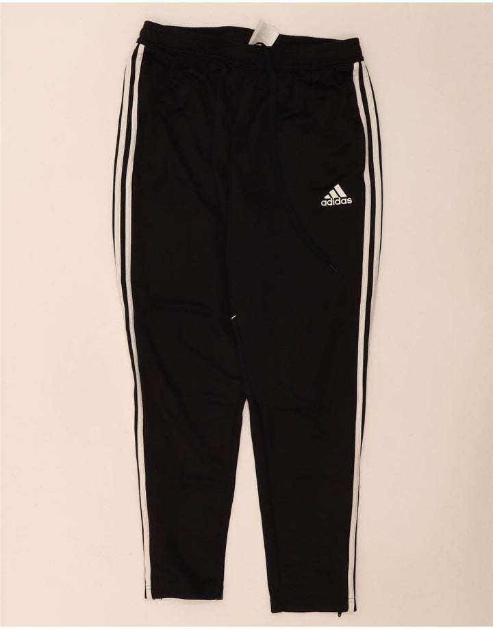 Calça de treino masculina Adidas grande poliéster preto