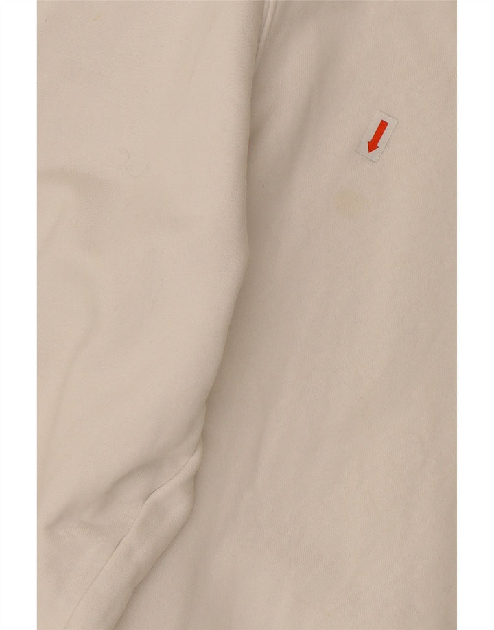 LACOSTE moletom masculino tamanho 6 XL algodão branco