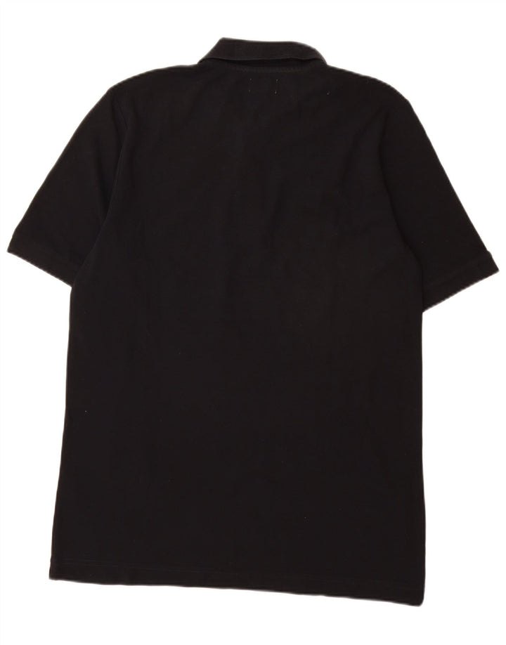 Camisa polo masculina Kappa grande algodão preto