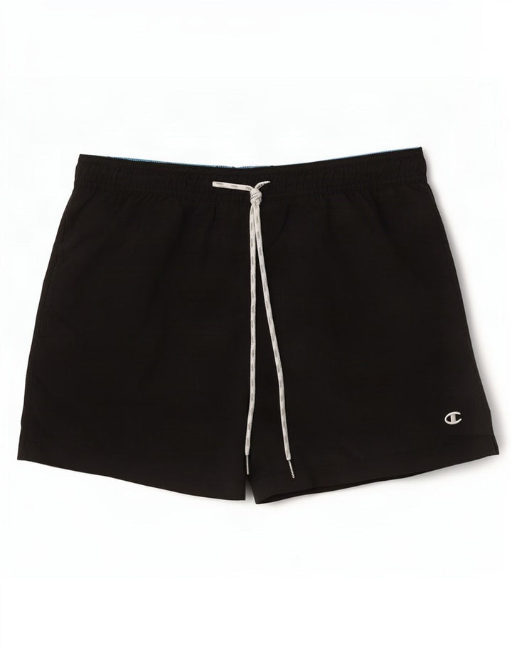 Shorts de natação masculino Champion pequeno preto poliamida