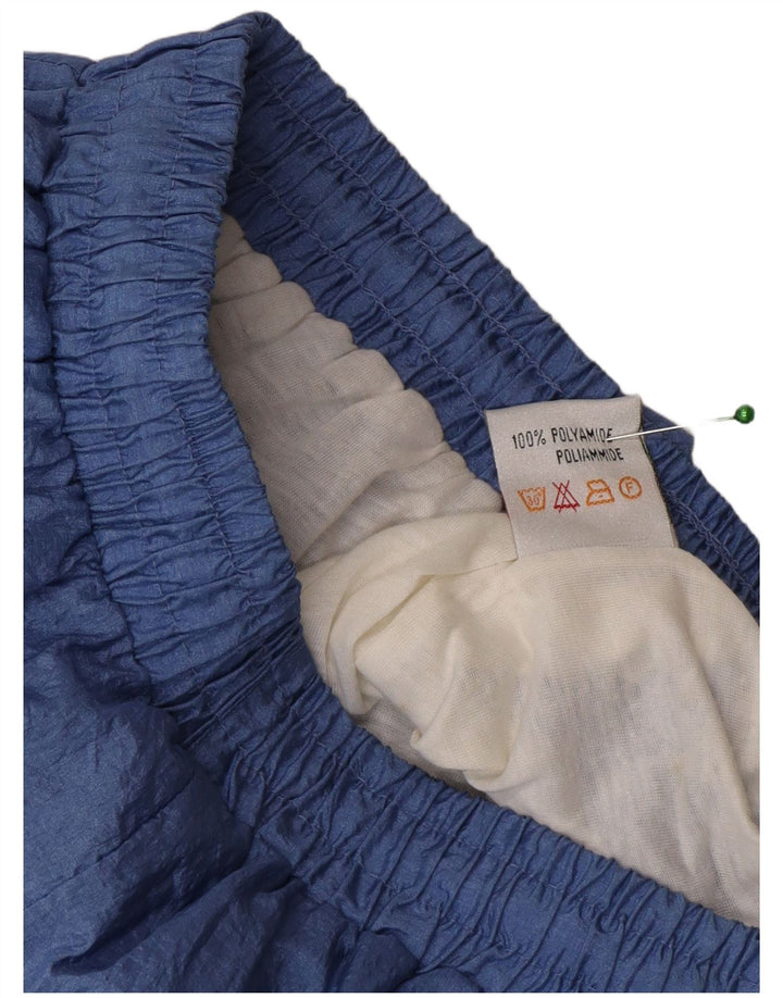 Calça esportiva masculina Puma Joggers médio azul colorblock poliamida
