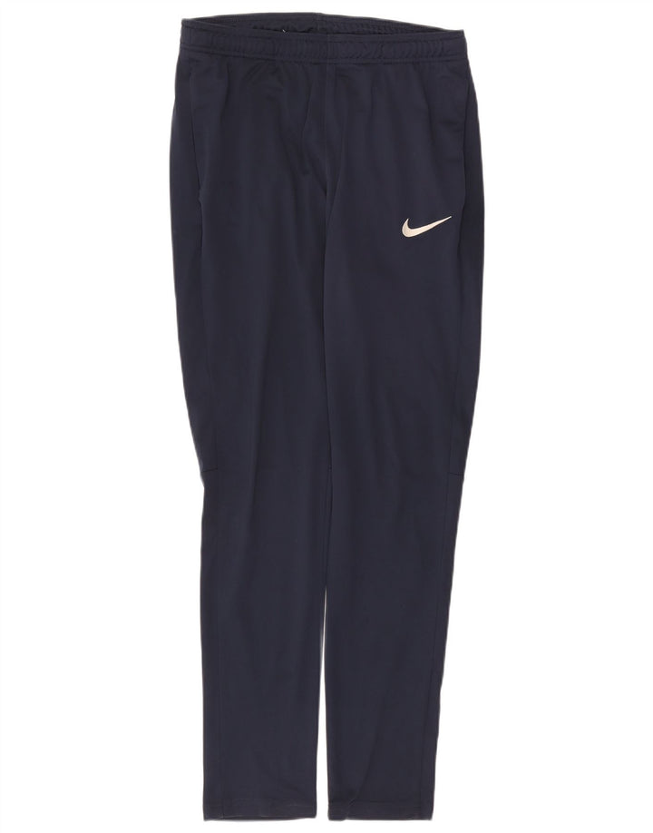 Calça de treino masculina Nike Dri Fit médio azul marinho poliéster